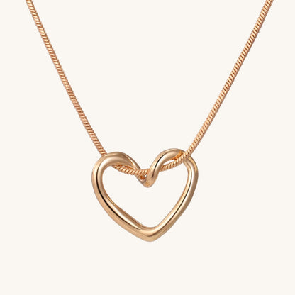 Best Friends Entwined Heart Necklace - Hidden Forever