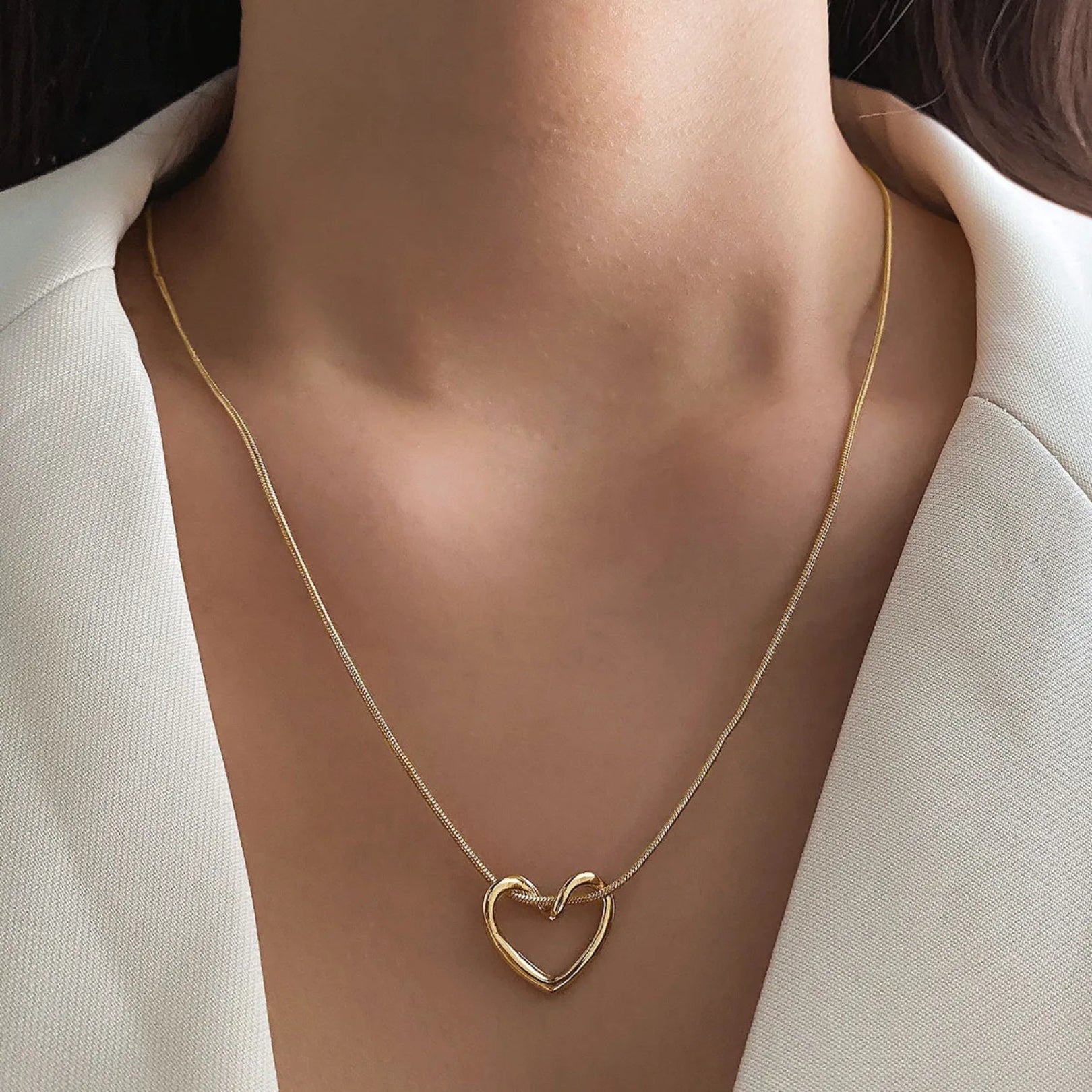 Best Friends Entwined Heart Necklace - Hidden Forever