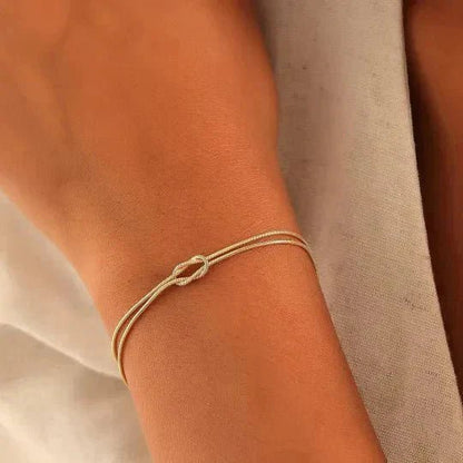 Boyfriend and Girlfriend Bond Knot Bracelets - Hidden Forever