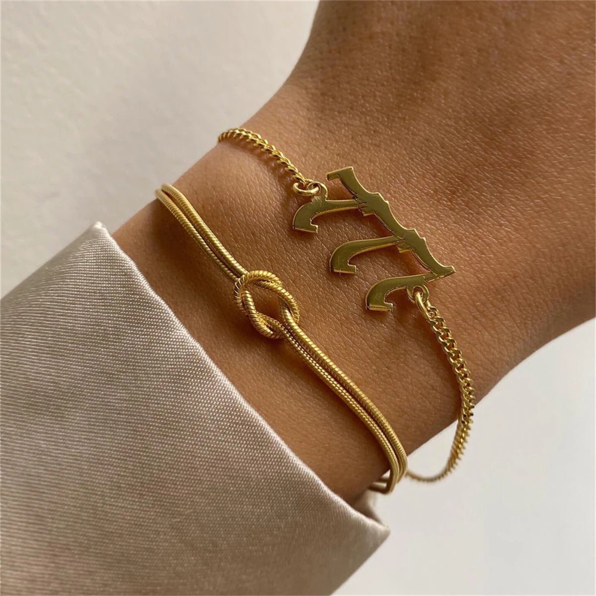 Boyfriend and Girlfriend Bond Knot Bracelets - Hidden Forever