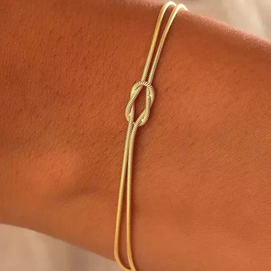 Boyfriend and Girlfriend Bond Knot Bracelets - Hidden Forever