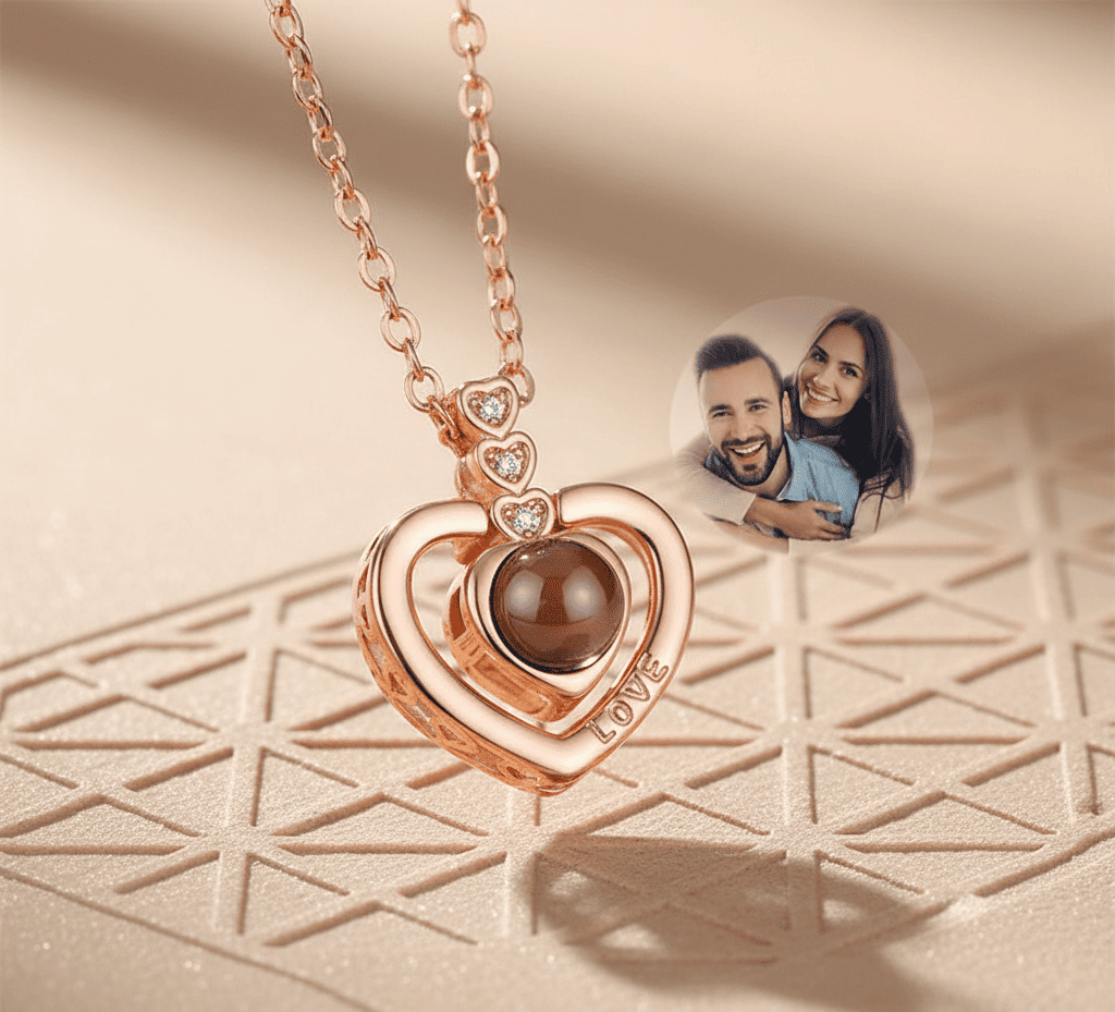 Bracelet With Picture Inside | Custom Projection Photo Bracelet - Hidden Forever