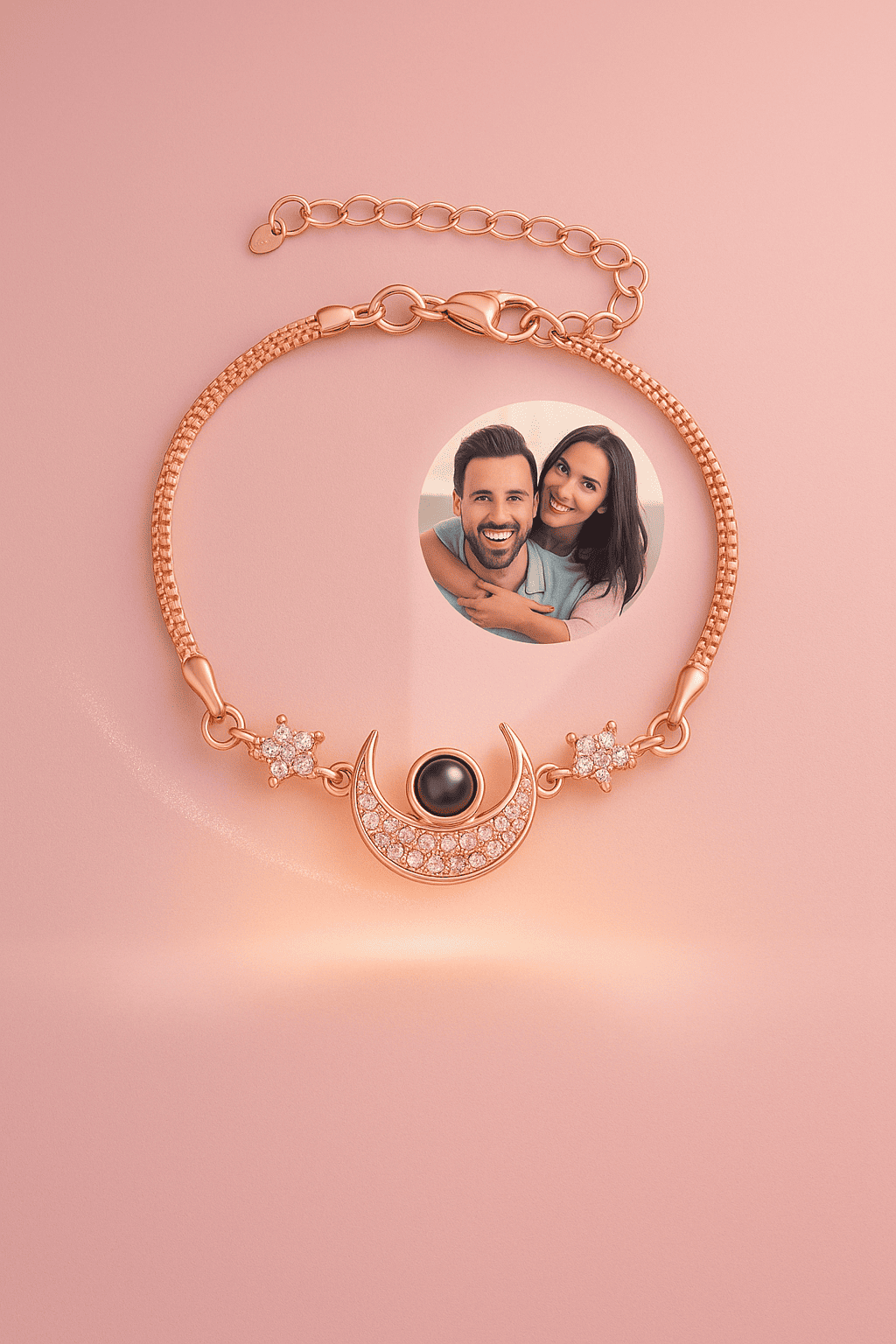 Bracelet With Picture Inside | Custom Projection Photo Bracelet - Hidden Forever