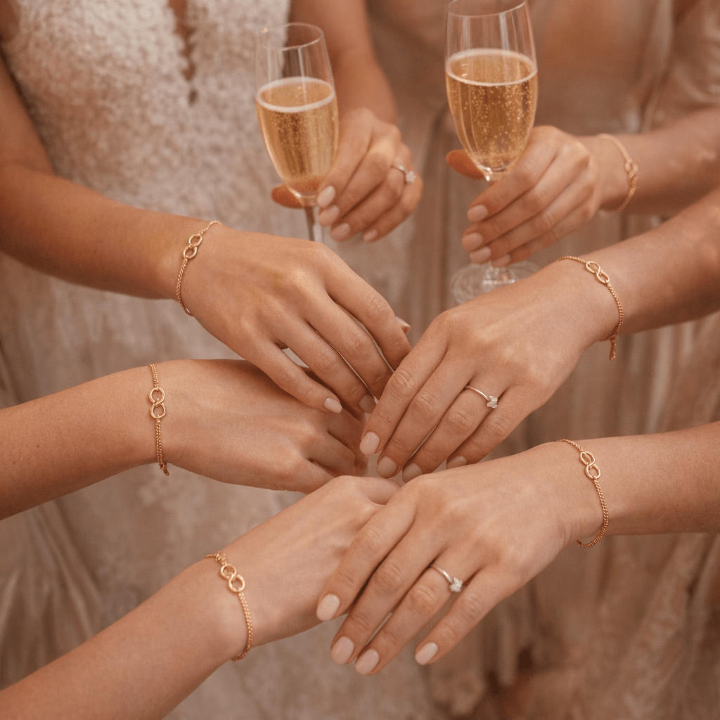 Bride Tribe Eternal Bond Knot Bracelets - Hidden Forever