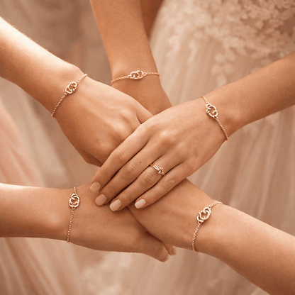 Bride Tribe Eternal Bond Knot Bracelets - Hidden Forever