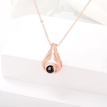 Celestial Angel Hidden Photo Necklace - Hidden Forever