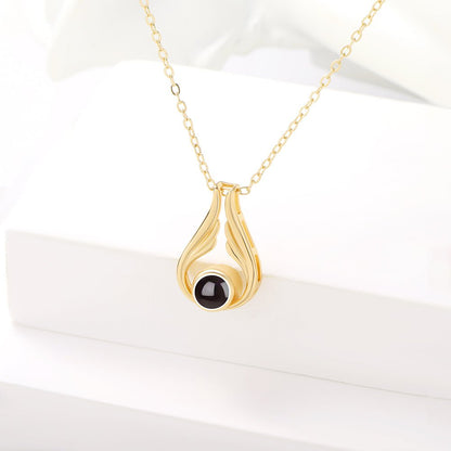 Celestial Angel Hidden Photo Necklace - Hidden Forever