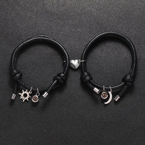 Celestial Charm Wrap Hidden Photo Bracelet - Hidden Forever