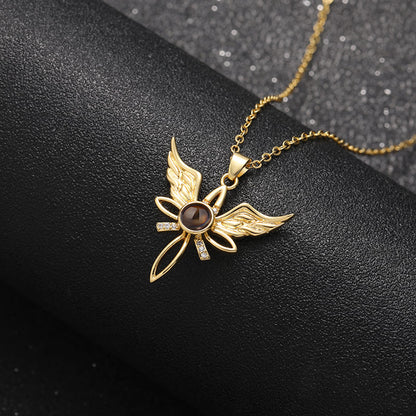 Celestial Wings Memory Projection Necklace - Hidden Forever