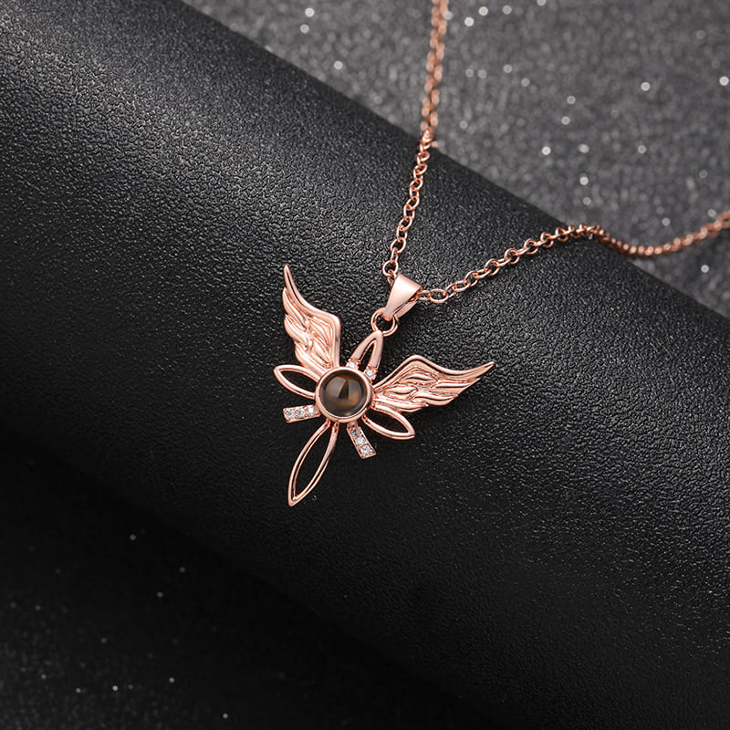 Celestial Wings Memory Projection Necklace - Hidden Forever