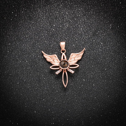 Celestial Wings Memory Projection Necklace - Hidden Forever
