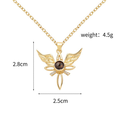 Celestial Wings Memory Projection Necklace - Hidden Forever