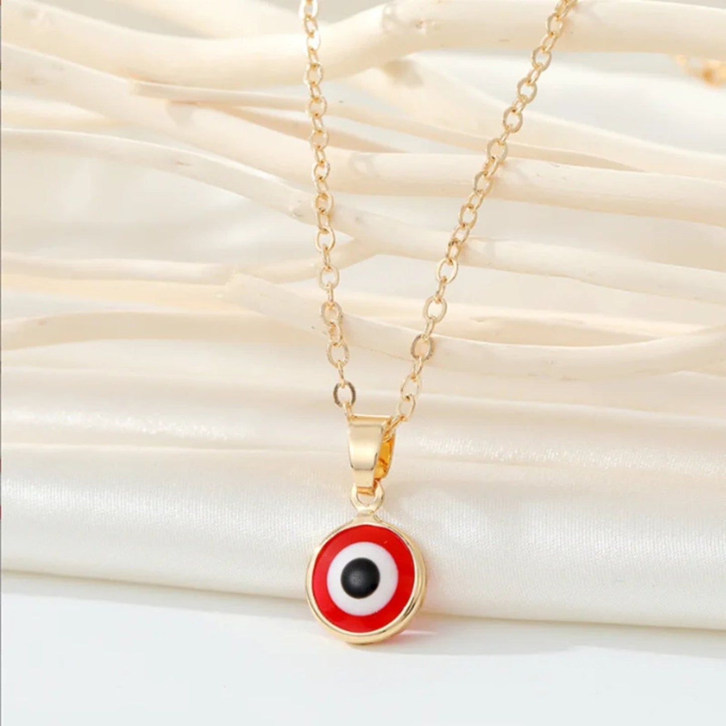 Charmed Gaze Evil Eye Pendant Necklace - Hidden Forever