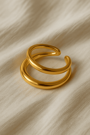 Classy Adjustable Double Layer Ring - Hidden Forever