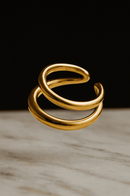 Classy Adjustable Double Layer Ring - Hidden Forever