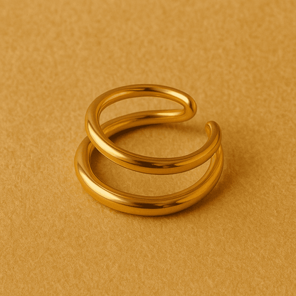 Classy Adjustable Double Layer Ring - Hidden Forever
