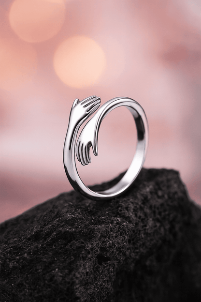 Couple's Hug Ring - Hidden Forever