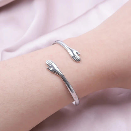 Couple's Long Distance Hug Bracelet - Hidden Forever