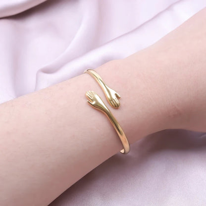 Couple's Long Distance Hug Bracelet - Hidden Forever