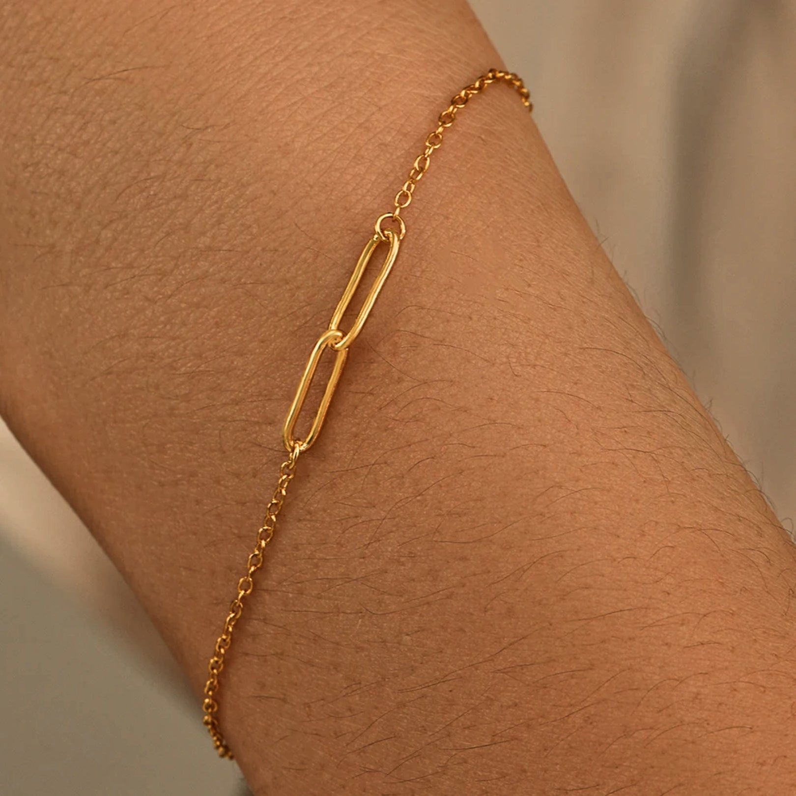 Couple's Long Distance Link Bracelet - Hidden Forever