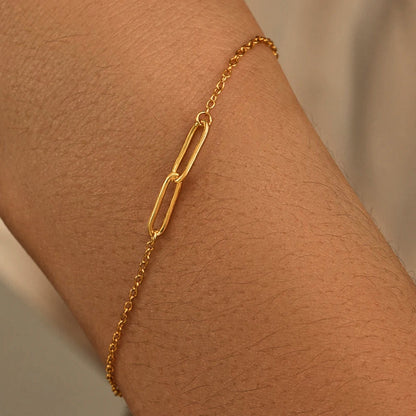 Couple's Long Distance Link Bracelet - Hidden Forever