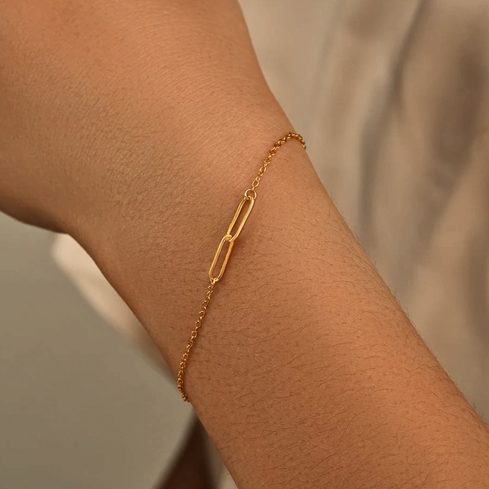 Couple's Long Distance Link Bracelet - Hidden Forever