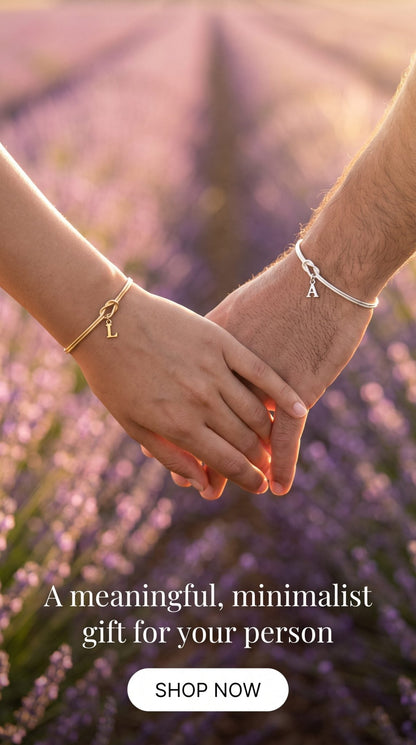 Couple's Matching Bond Knot Bracelets - Hidden Forever