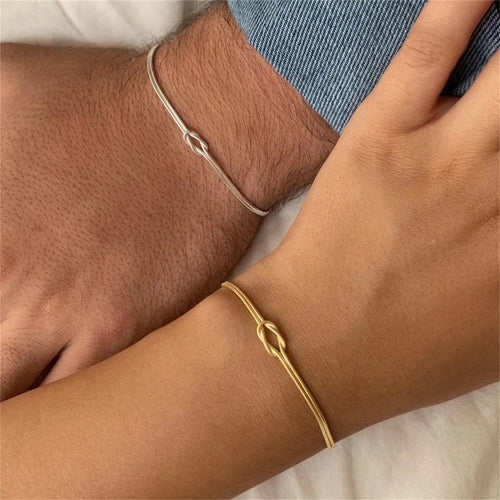 Passende Knotenarmbänder für Paare