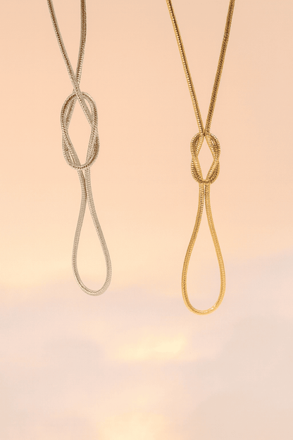 Couples Matching Infinity Knot Bracelet & Ring Set - Hidden Forever