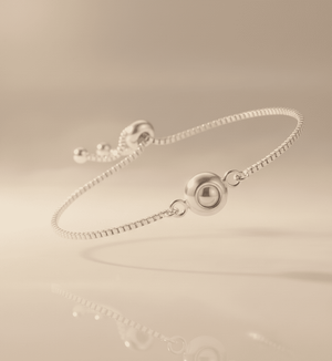 Custom Couple Hidden Photo Bracelet - Hidden Forever