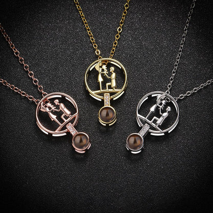 Custom Eternal Affection Hidden Photo Necklace - Hidden Forever