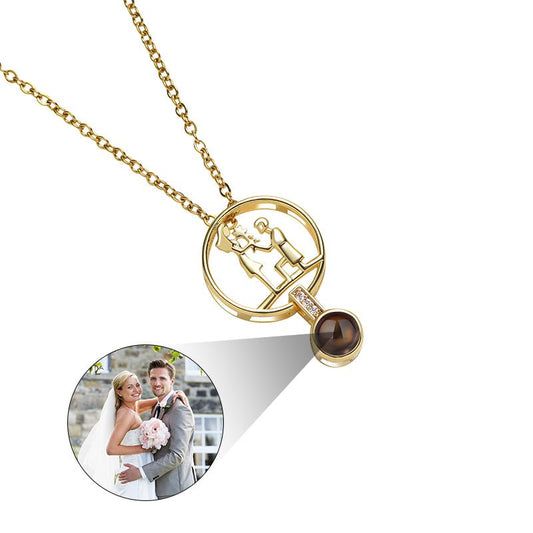 Custom Eternal Affection Hidden Photo Necklace - Hidden Forever