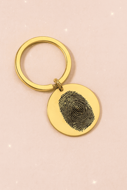Custom Fingerprint Keychain - Hidden Forever