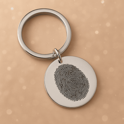 Custom Fingerprint Keychain - Hidden Forever