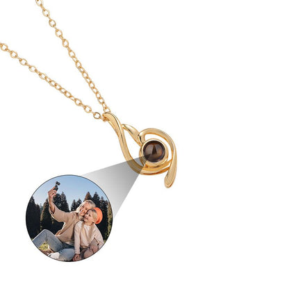 Custom Flame of Memories Hidden Photo Necklace - Hidden Forever