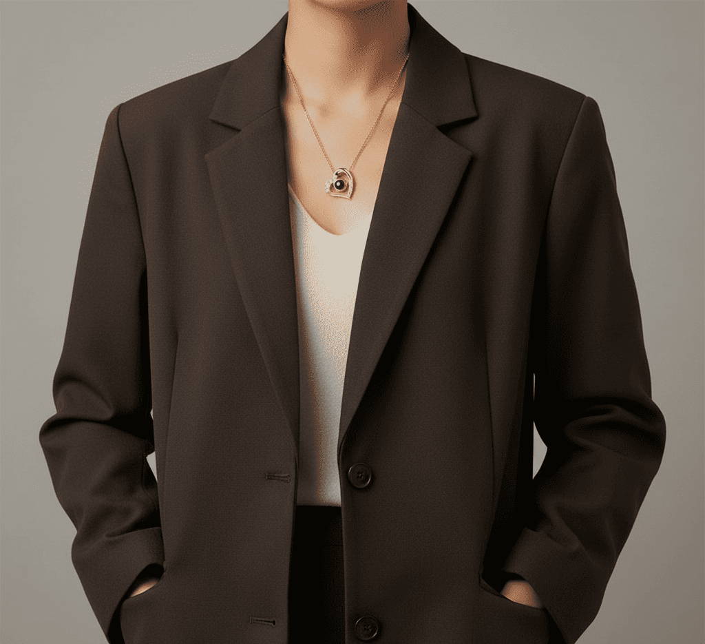 Custom Heart Mini Zircon Hidden Photo Necklace - Hidden Forever