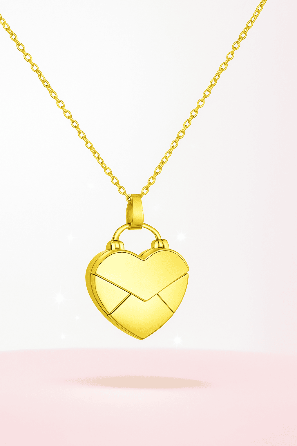 Custom Heart Pendant Hidden Photo Necklace - Hidden Forever