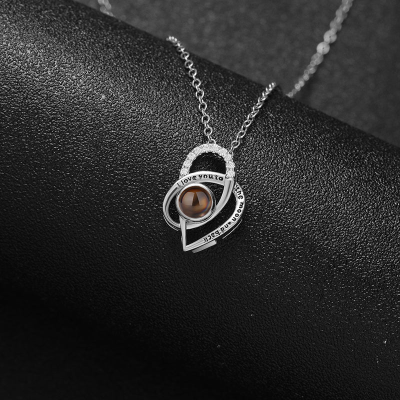 Custom Infinite Love Hidden Photo Necklace - Hidden Forever