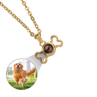 Custom Memory Bone Hidden Photo Necklace - Hidden Forever