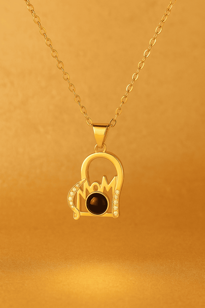 Custom Mom Hidden Photo Necklace - Hidden Forever