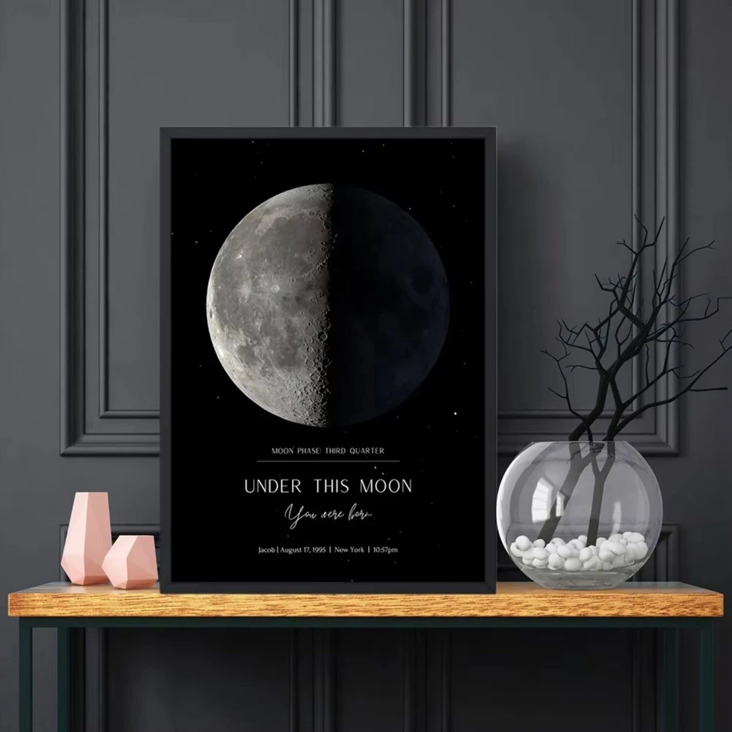 Custom Moon Phase Print - Hidden Forever