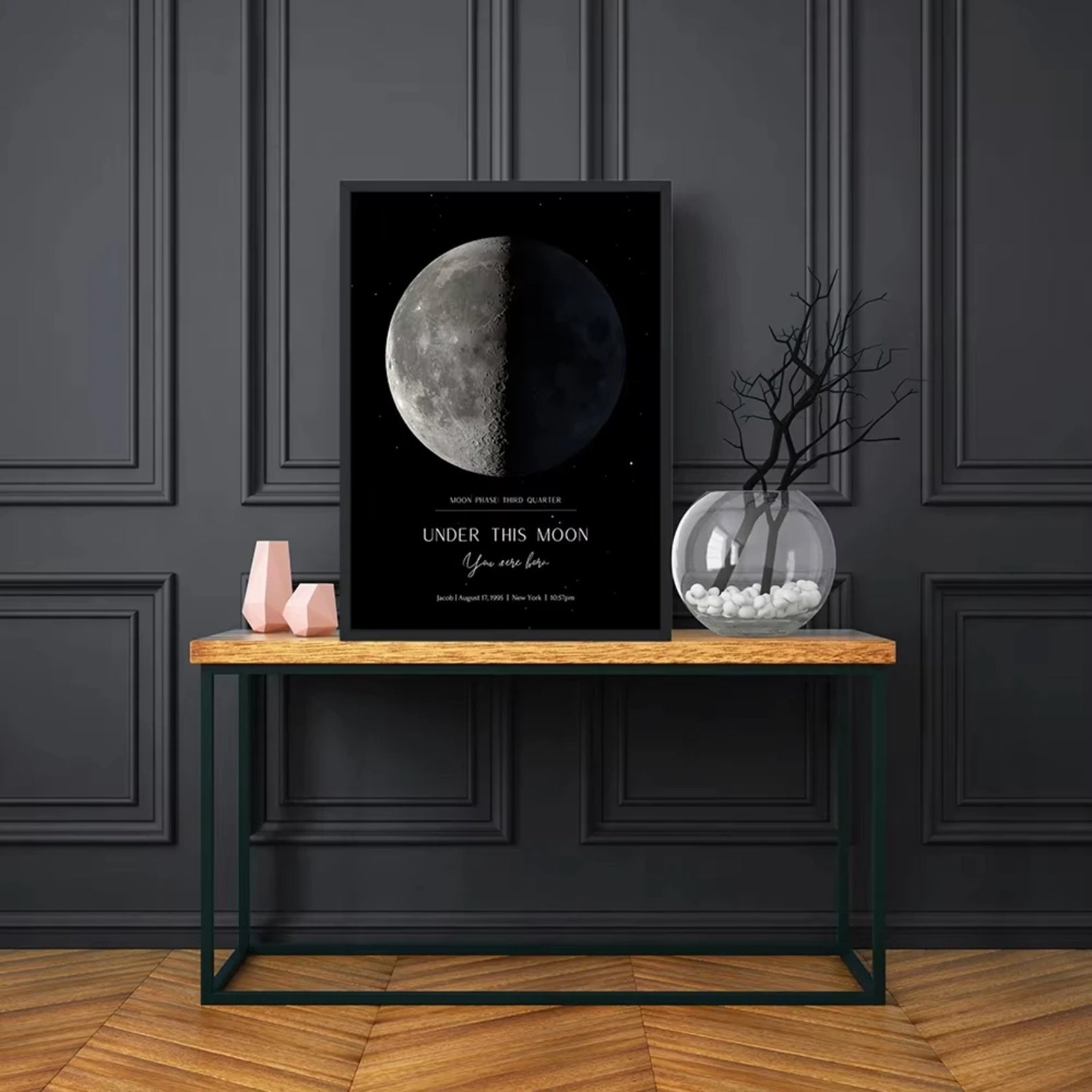 Custom Moon Phase Print - Hidden Forever