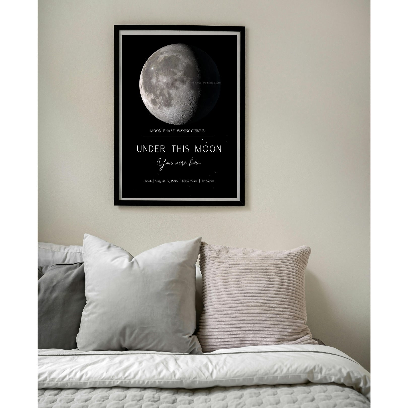 Custom Moon Phase Print - Hidden Forever