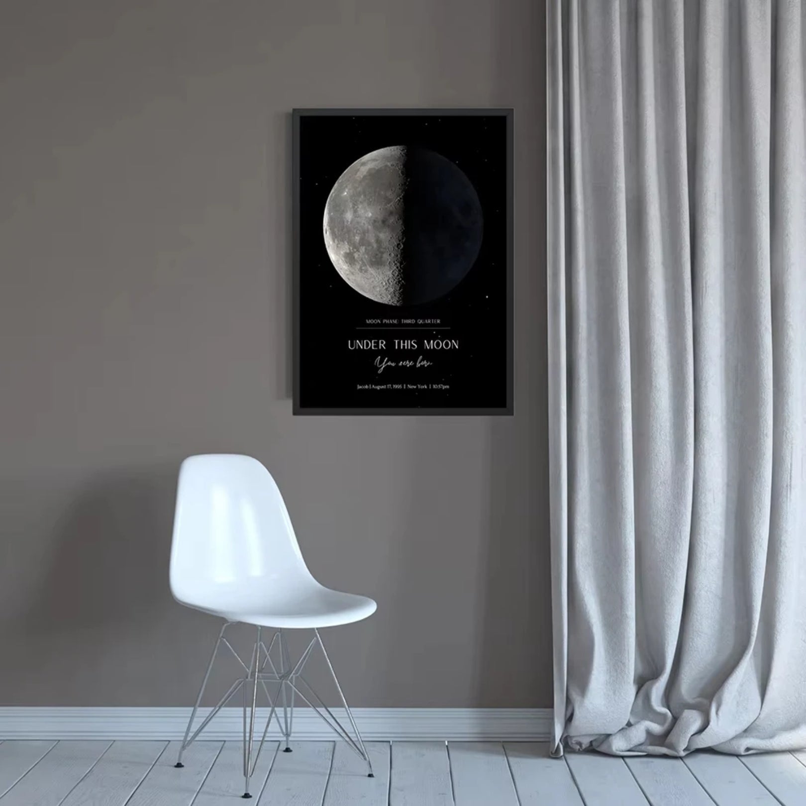 Custom Moon Phase Print - Hidden Forever