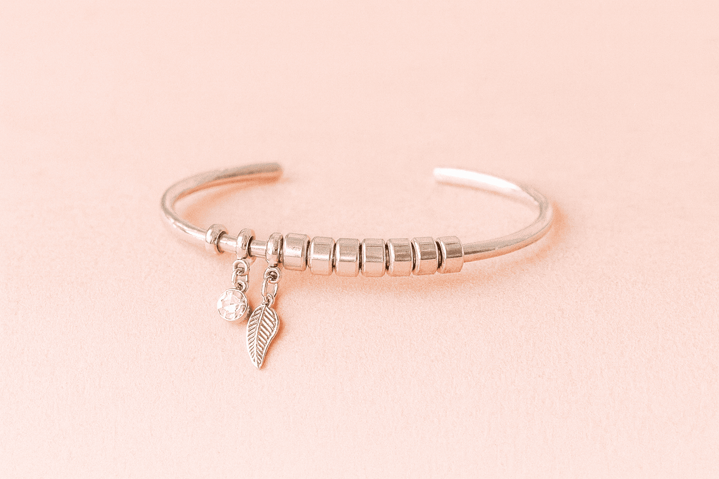 Custom Mother Bangle with Birthstone and Children's Name - Hidden Forever