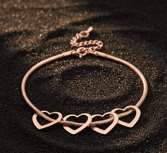 Custom Mother Bracelet with Children's Name - Hidden Forever