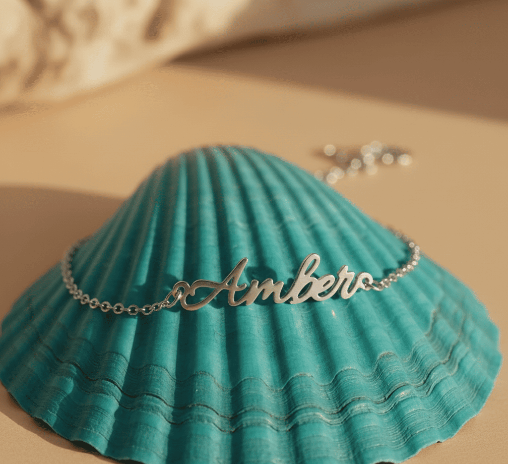 Custom Name in Unique Letters Bracelet - Hidden Forever