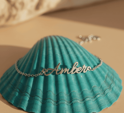 Custom Name in Unique Letters Bracelet - Hidden Forever