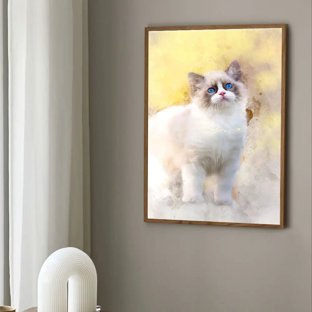 Custom Pet Portrait Paintings - Hidden Forever