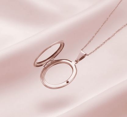 Custom Photo Engraved Memorial Ash Pendant - Hidden Forever